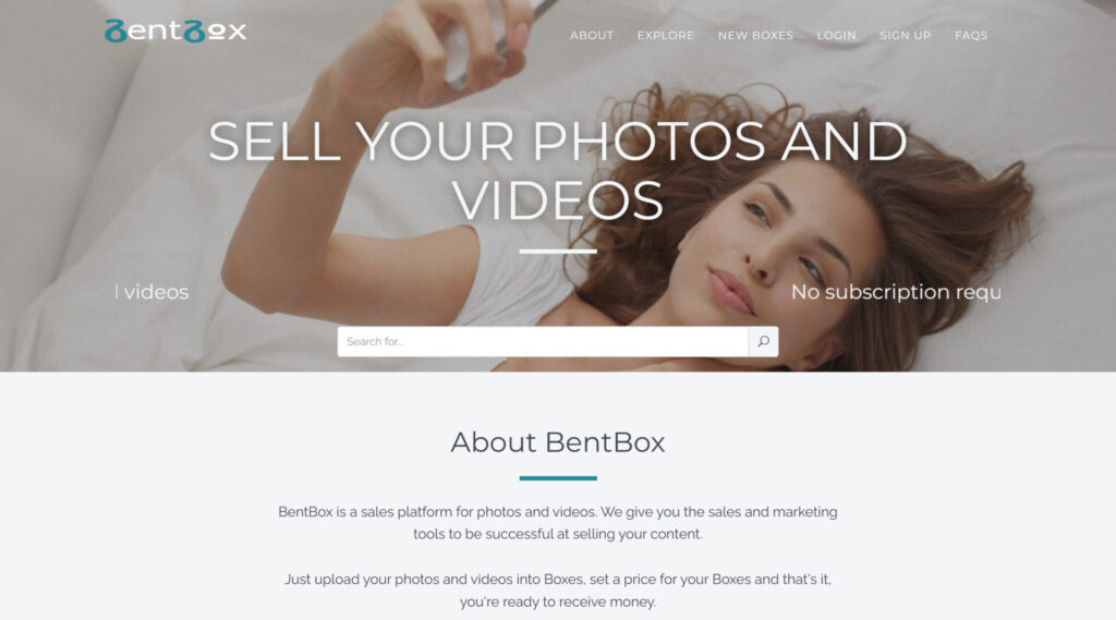 bentbox homepage