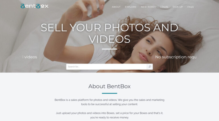 bentbox homepage