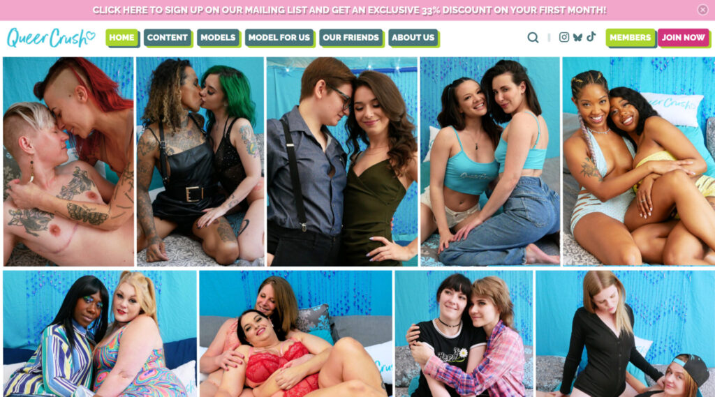 queercrush homepage
