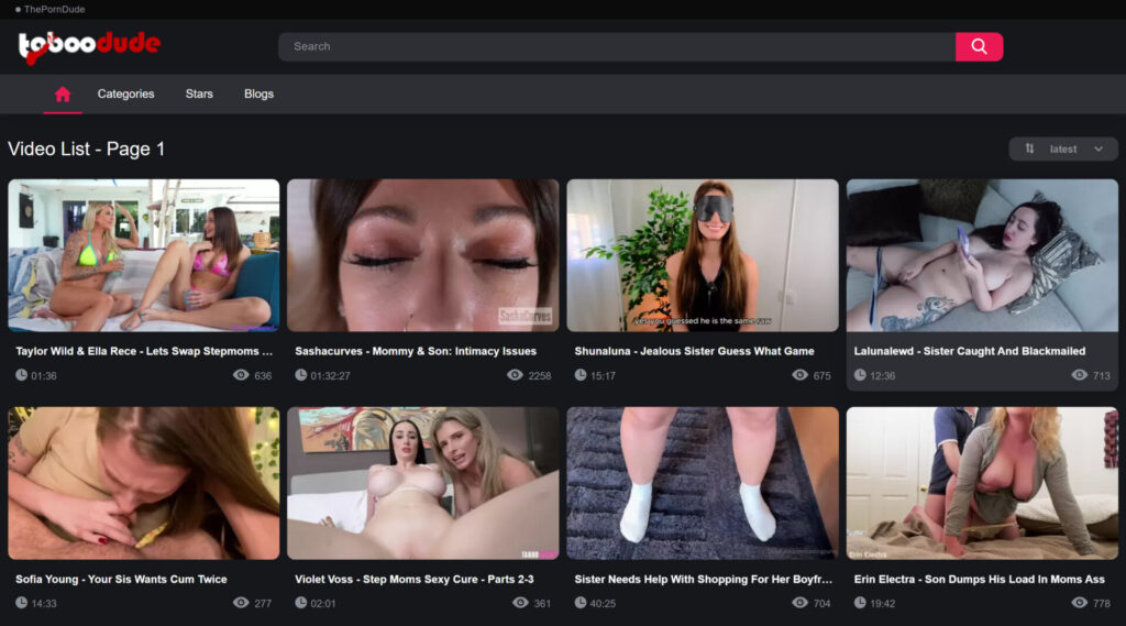 Taboo dude site